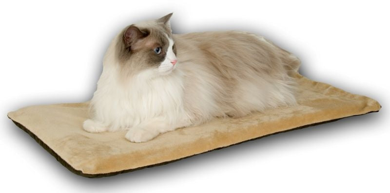 KH Mfg Thermo-Kitty Mat Sage Heated Cat Bed