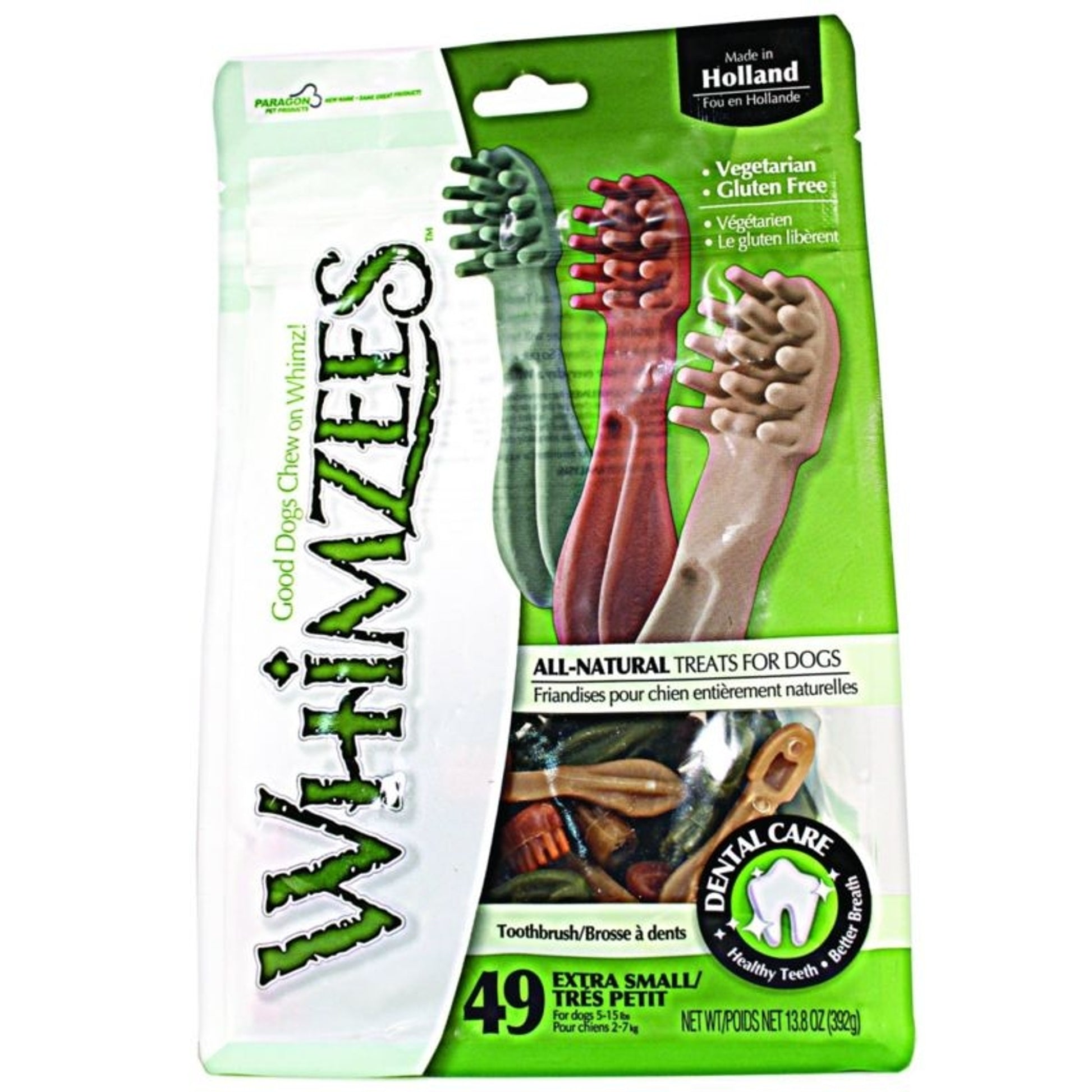 Whimzees Toothbrush Star Dental Dog Chew