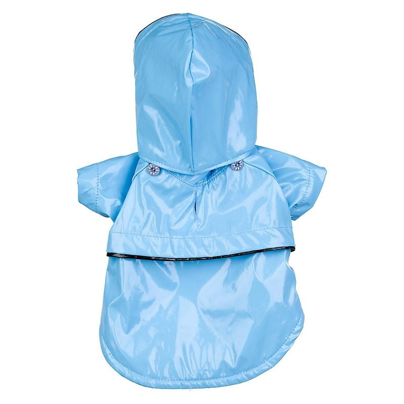 Pet Life Light Blue PVC Raincoat for Dogs