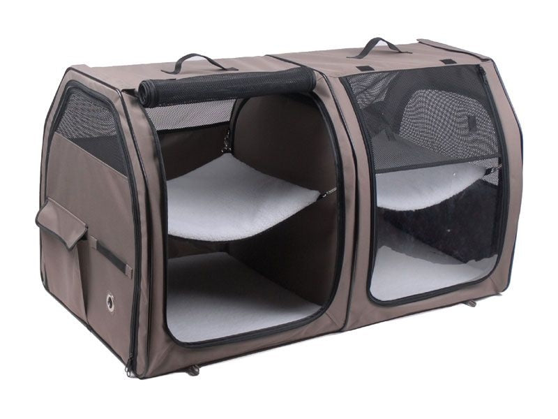 One for Pets Portable Double Cat Show House
