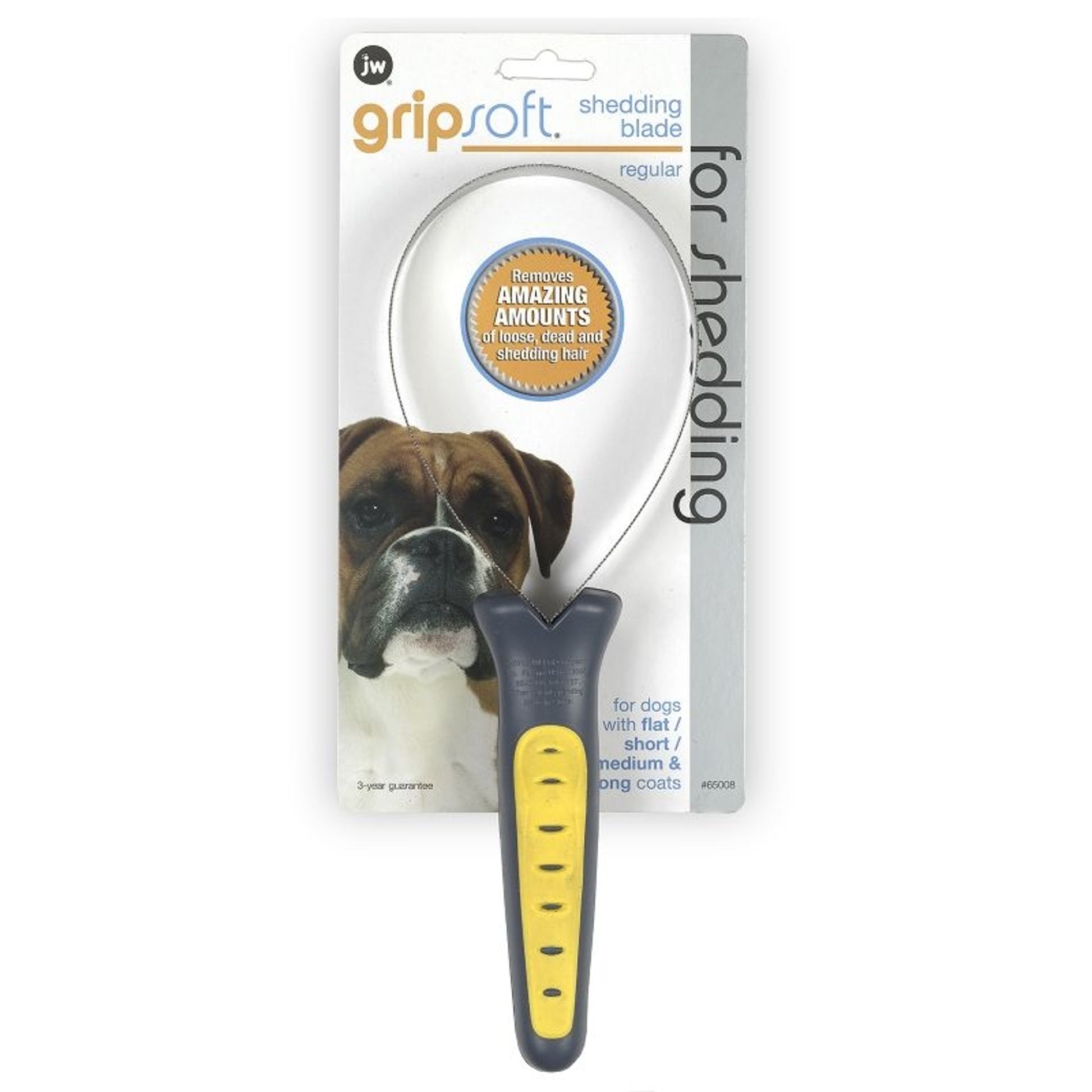 JW Pet GripSoft Dog Shedding Blade