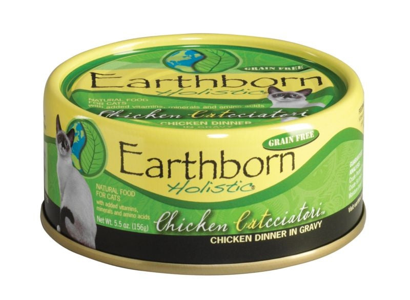 Earthborn Grain Free Catcciatori Can Cat Food 24pk
