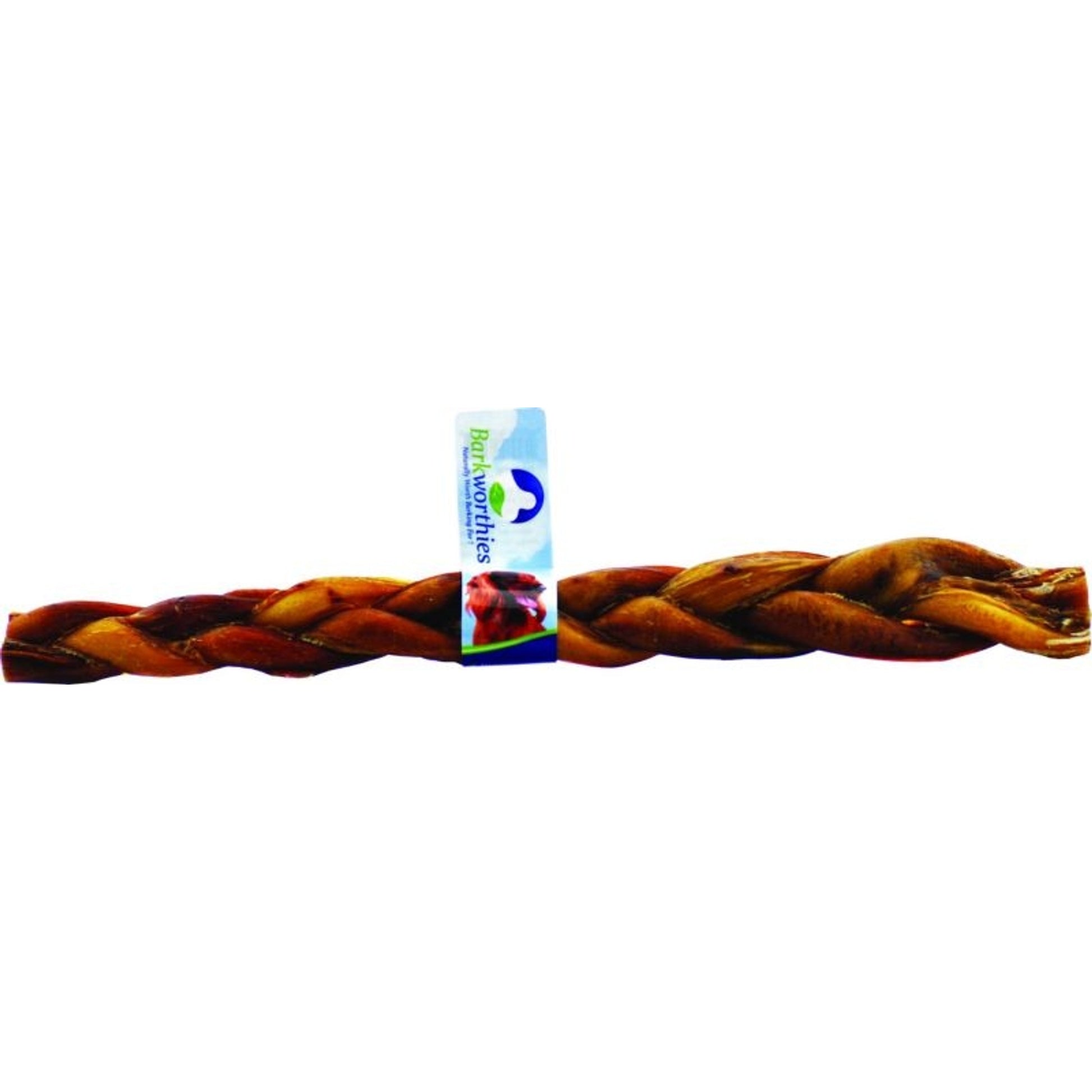 Barkworthies Braided Bully Stick Dog Chew