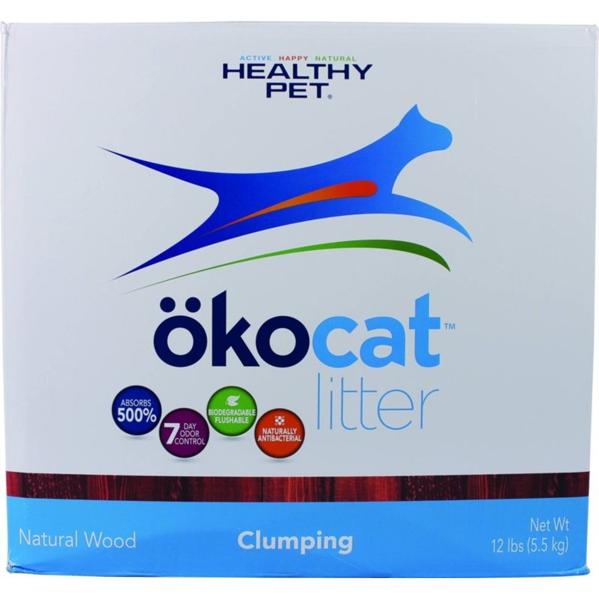 Okocat Natural Wood Clumping Cat Litter