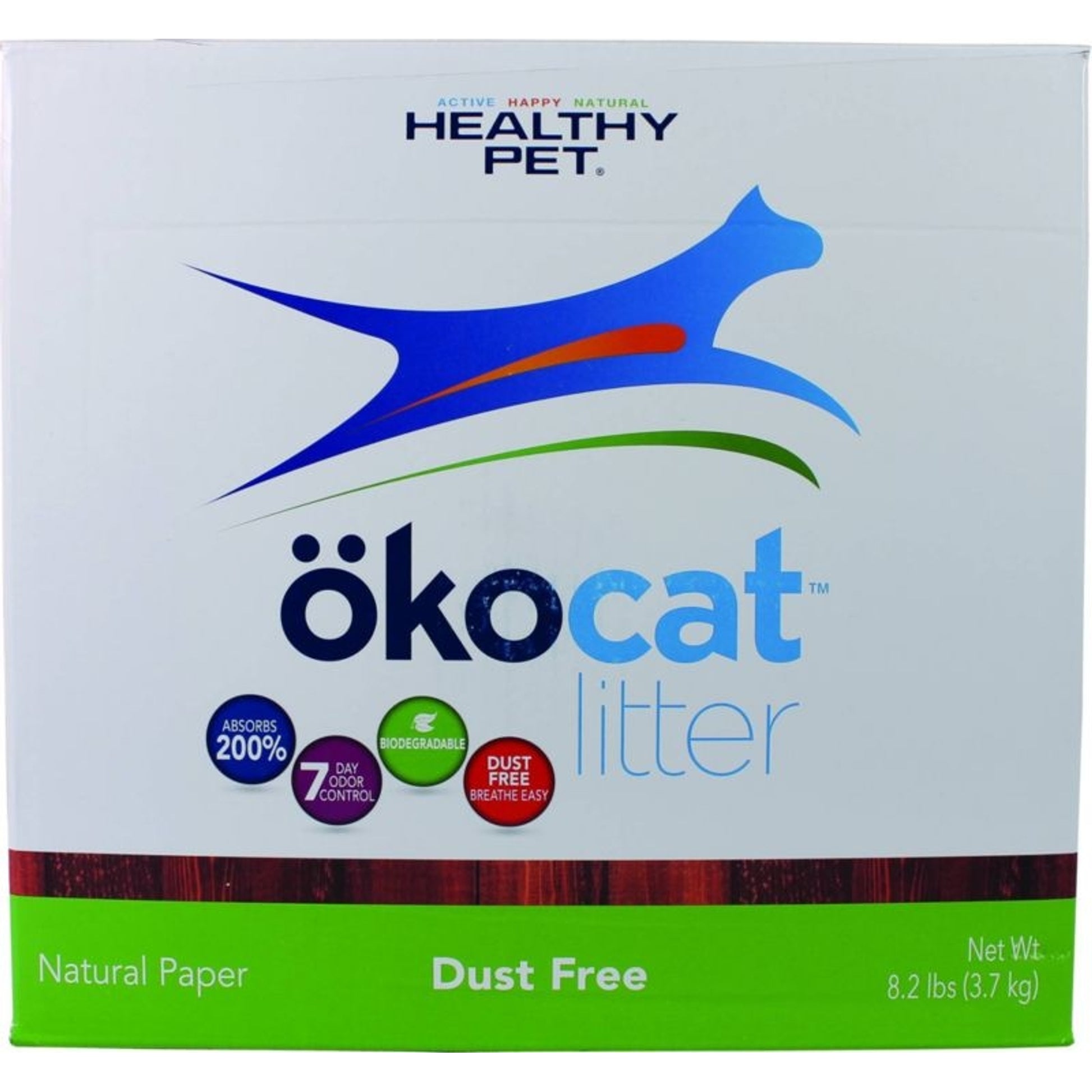 Okocat Natural Dust-Free Paper Cat Litter 5.1 Lb