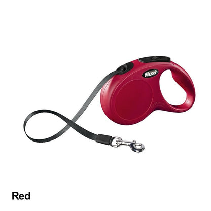 Flexi Classic Tape Extendable Dog Leash 10ft Red