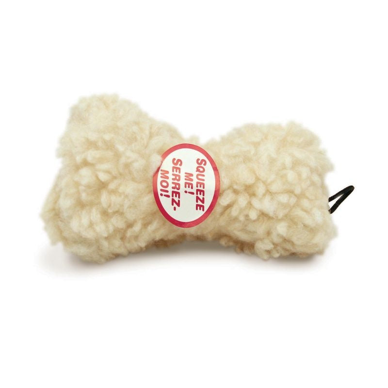 SPOT Fleece 5 inch Bone Dog Toy