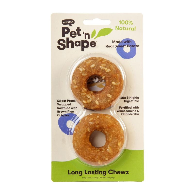 Pet n Shape Long Lasting Sweet Potato Chewz Rings