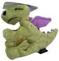 goDog Periwinkle Dragons Dog Toy