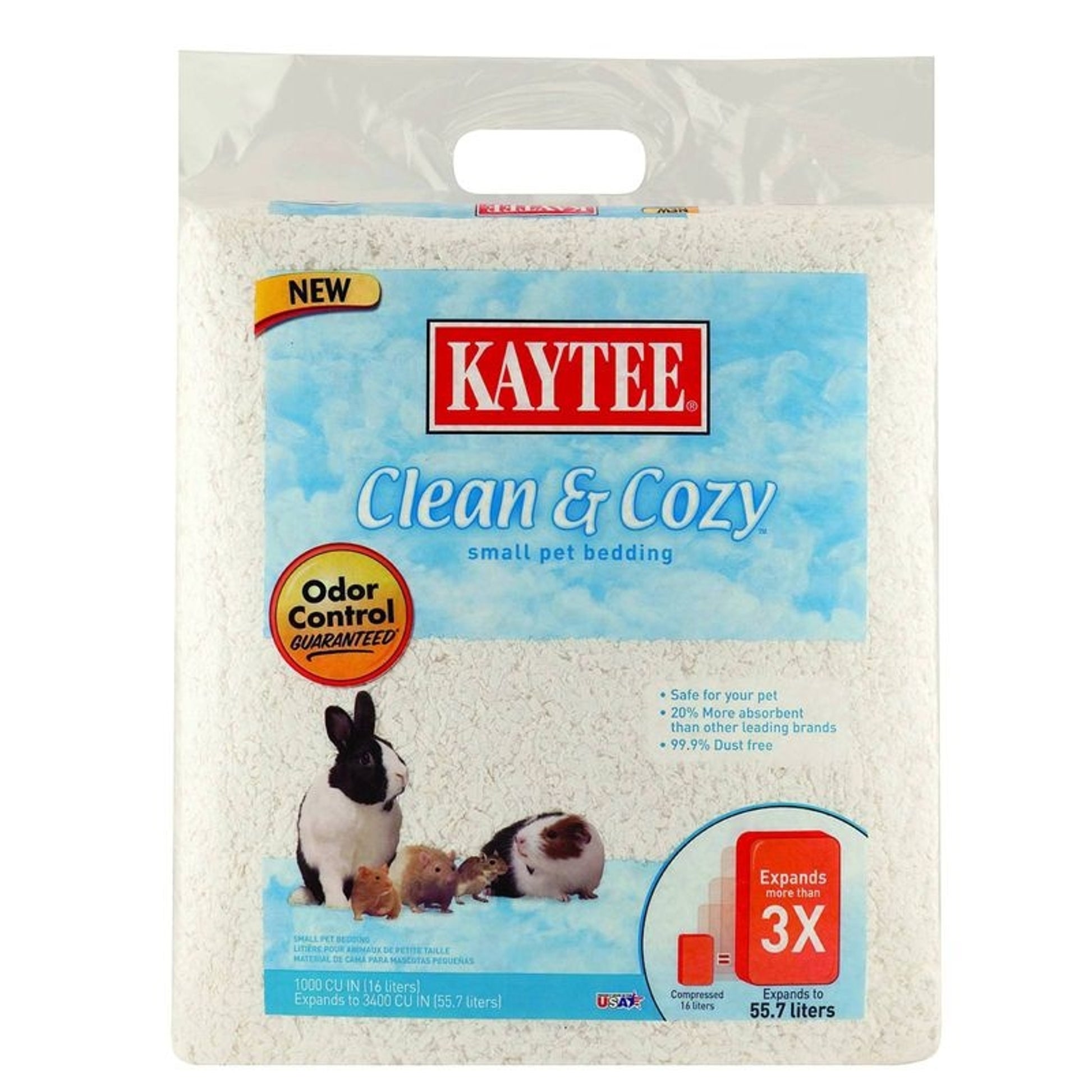 Kaytee Clean And Cozy Bedding 500 cu. in. Vanilla