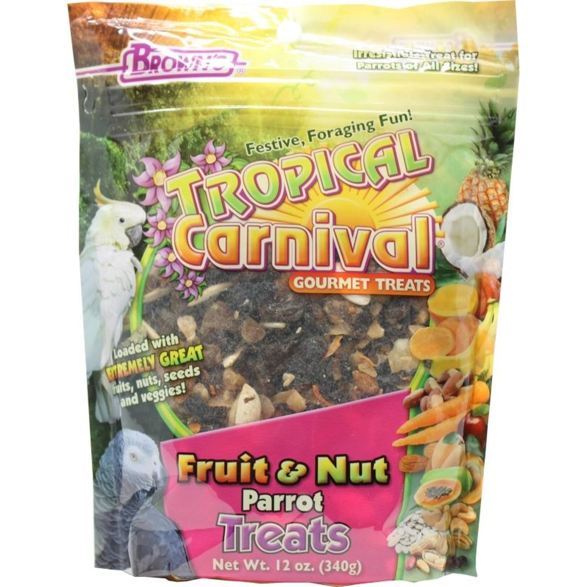 Tropical Carnival Fruit and Nut Parrot Treat