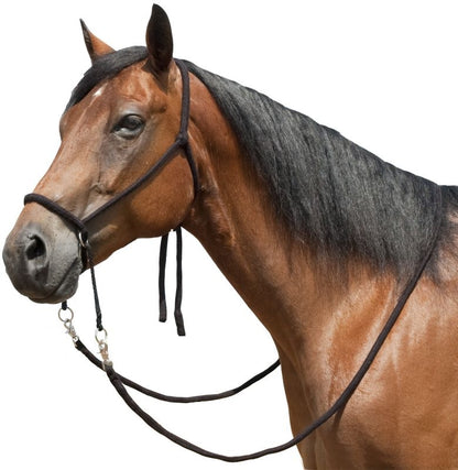 Mustang Nylon Bitless Bridle with Reins