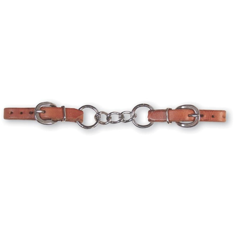Martin 3-Link Harness Leather Curb Strap