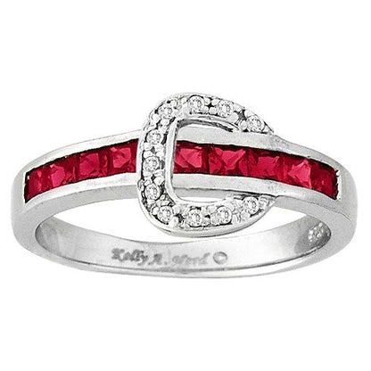 Kelly Herd Channel Buckle Ring