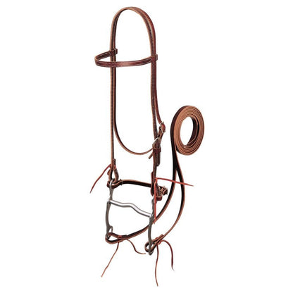 Weaver Latigo Leather Pony Headstall Set