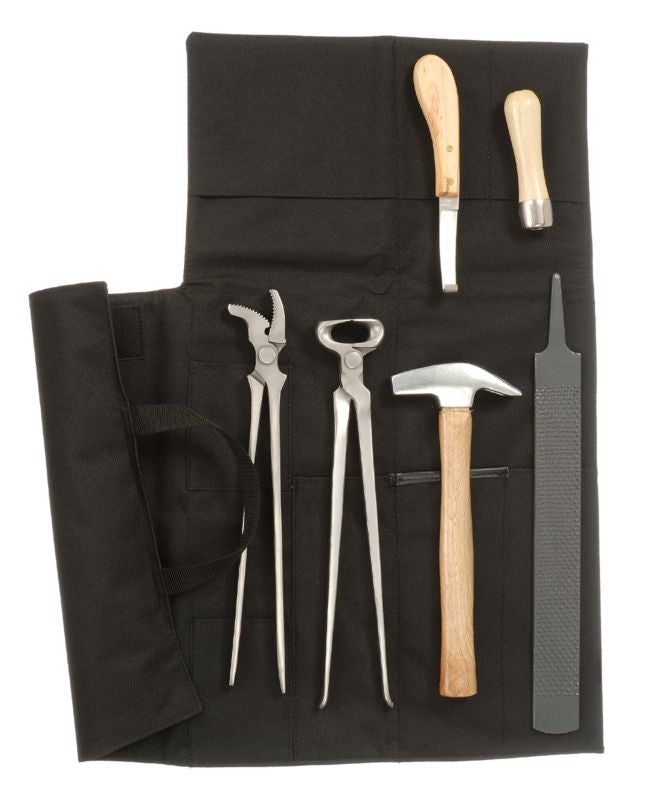 Professional 7 Piece Farrier Kit with Bag