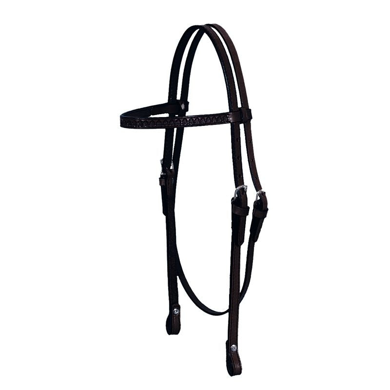 Circle Y Shell Tool Browband Headstall