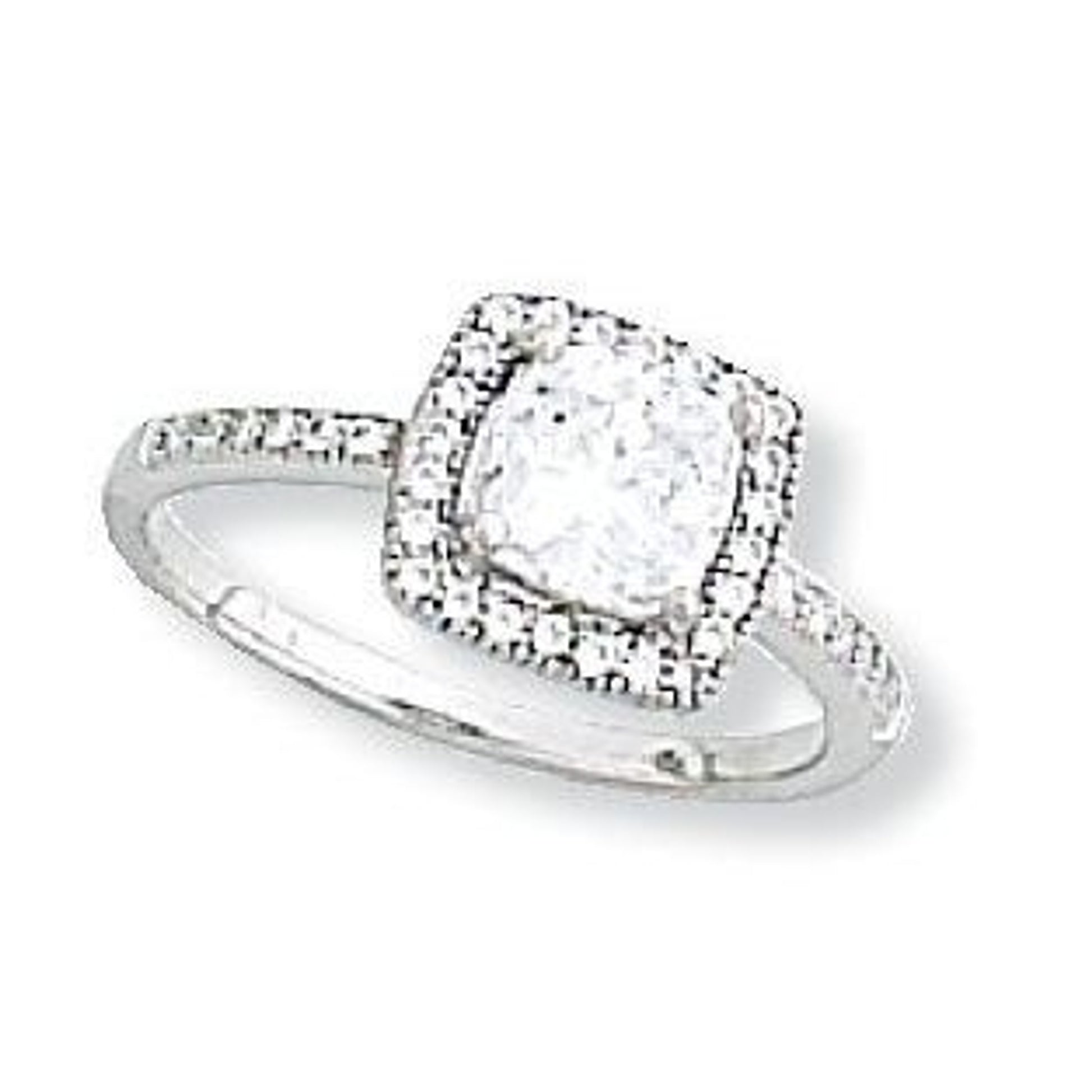 Kelly Herd Cubic Zirconia Square Ring