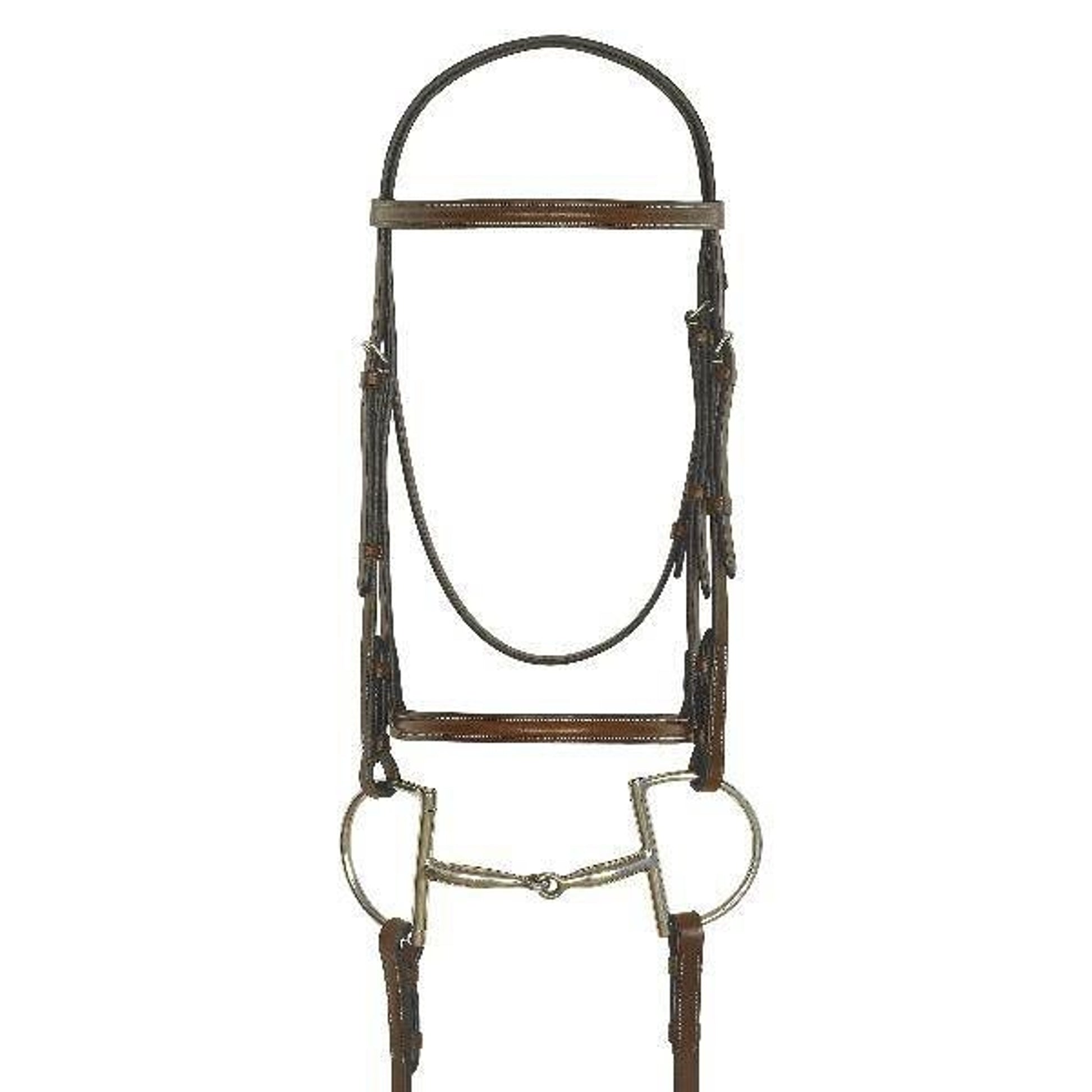 Camelot Gold Plain Raised Bridle