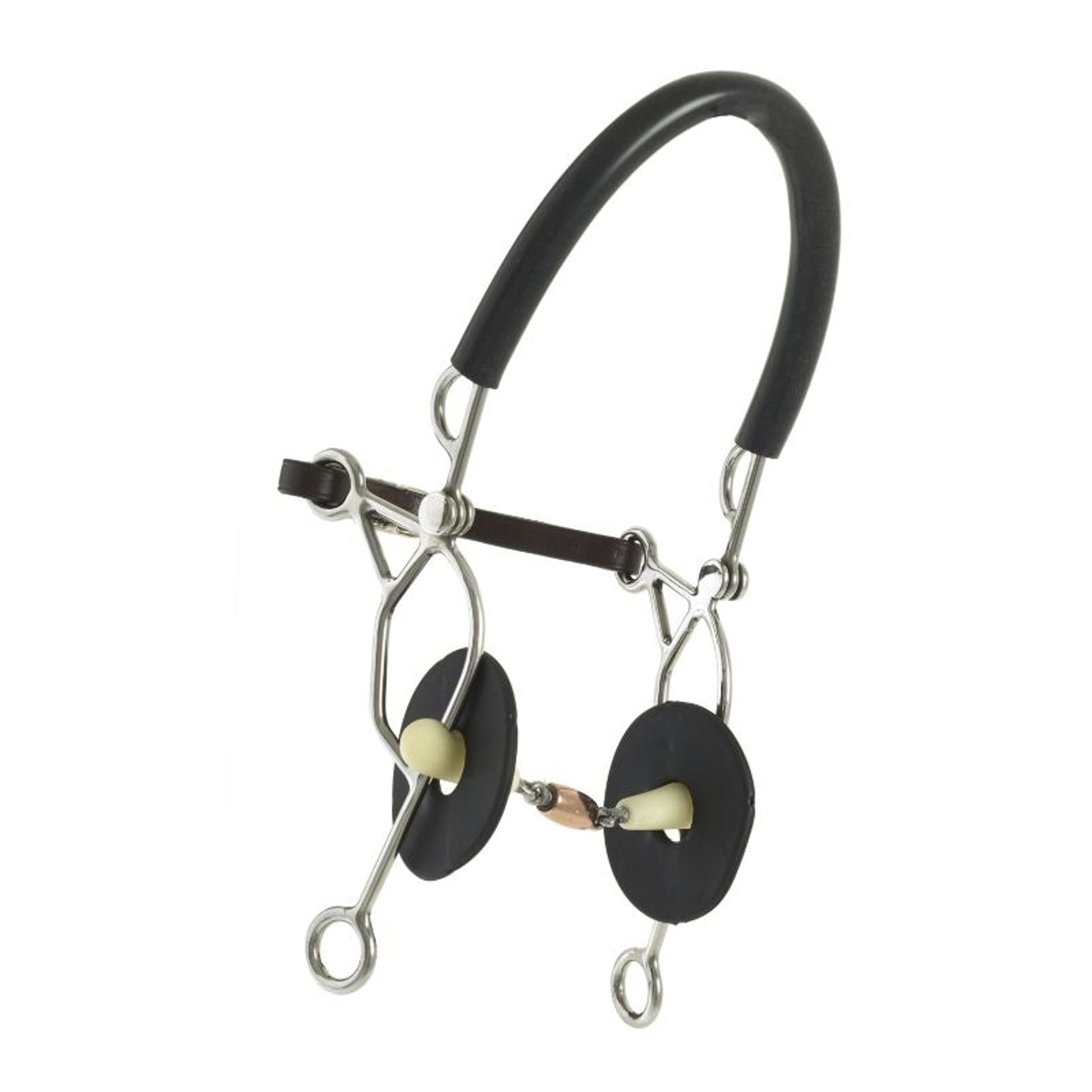 Happy Mouth Copper Roller Hackamore Bit