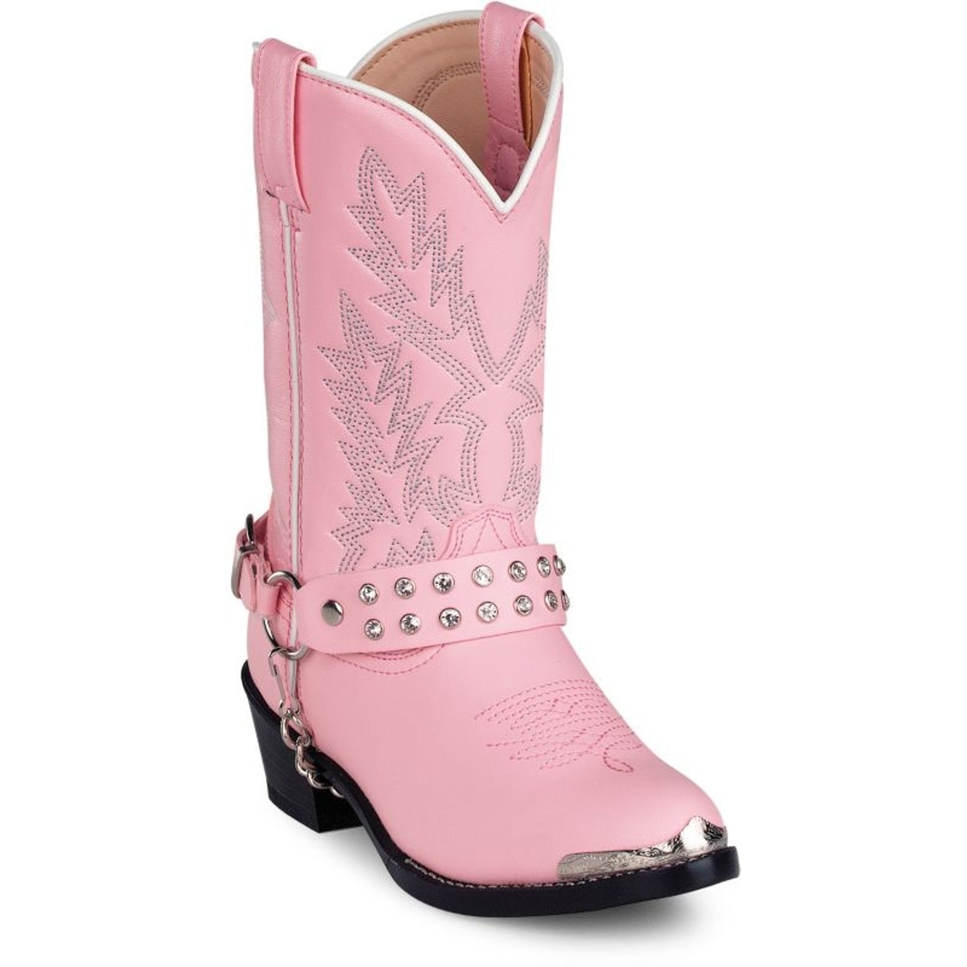 Durango Kids Pink Rhinestone Western Boots