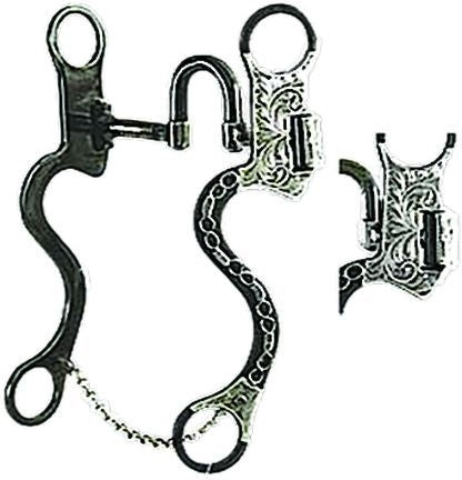 Western AT Silver Chain Correction S-Shank Bit
