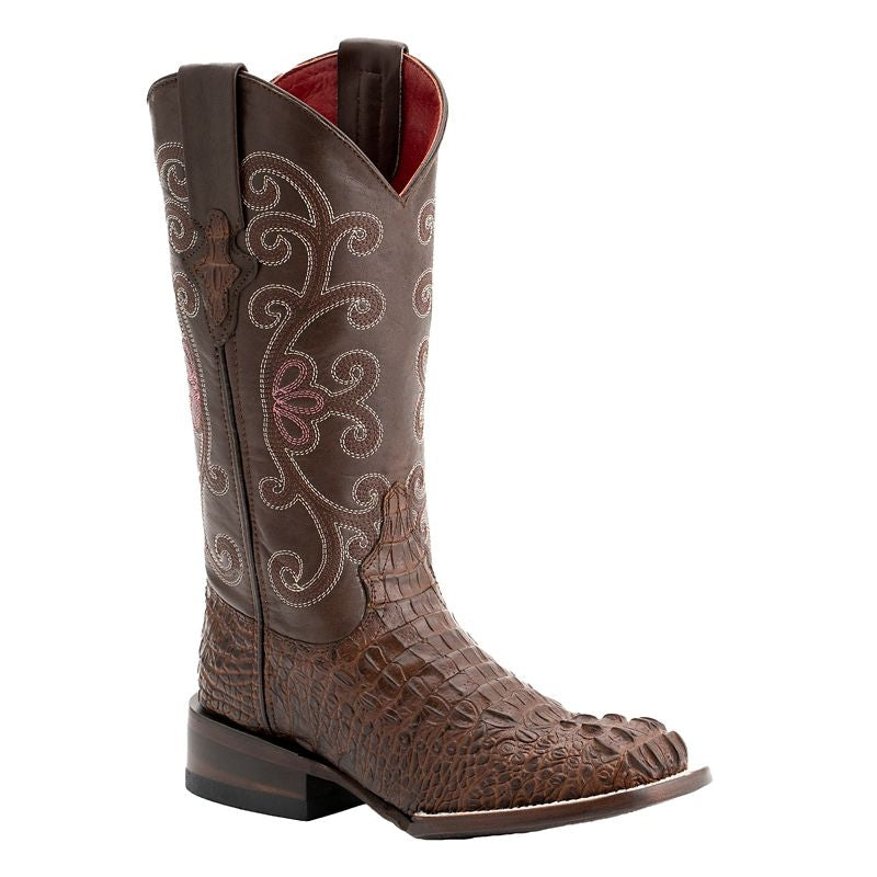 Ferrini Ladies Print Caiman Croc Boots
