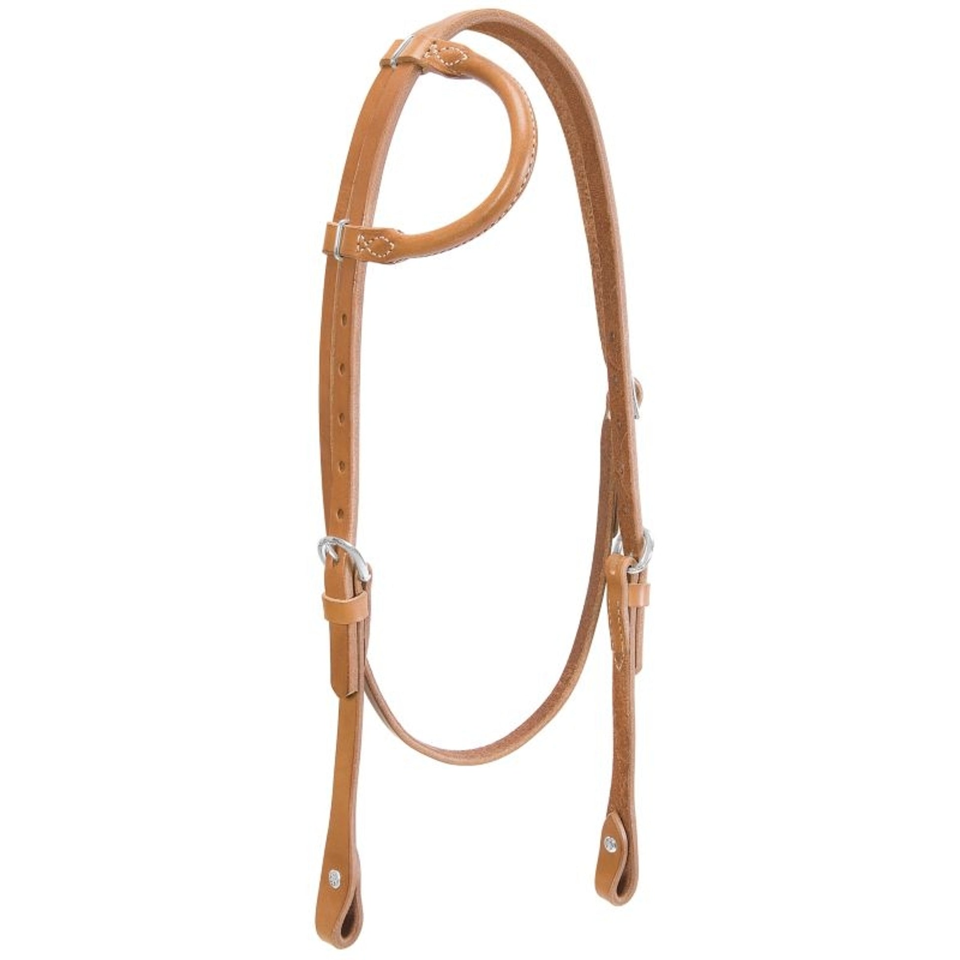 Weaver Horizons Rolled Sliding Ear Headstall