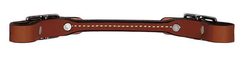 Weaver Rounded Leather Curb Strap 5/8
