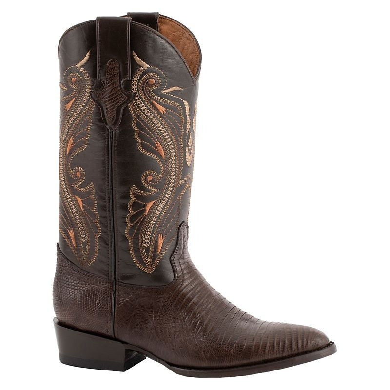 Ferrini Mens Teju Lizard Rnd Toe Boots