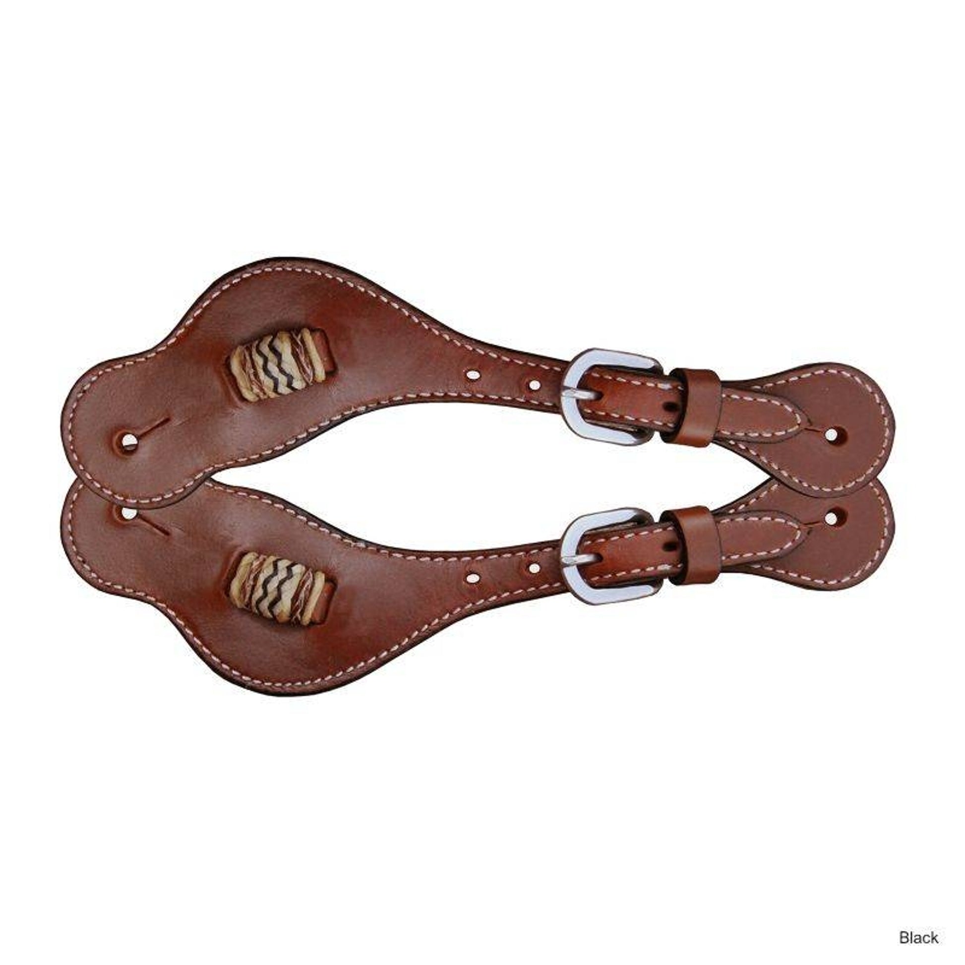 Turn-Two Laredo Shaped Spur Straps