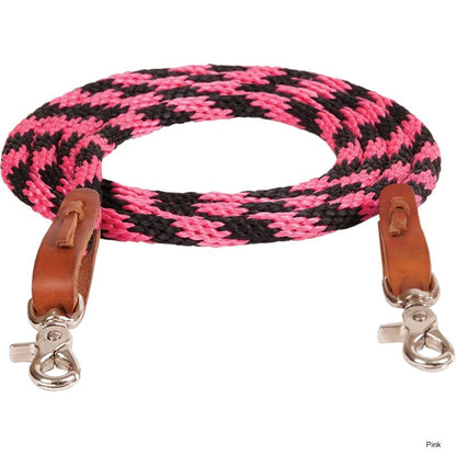 Mustang Round Braided Trail Reins