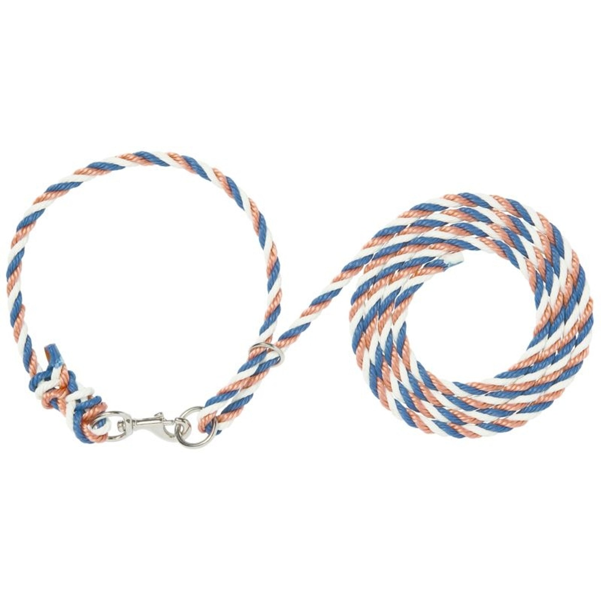 Livestock Adjustable Poly Neck Rope 1/2 x 10ft Brn