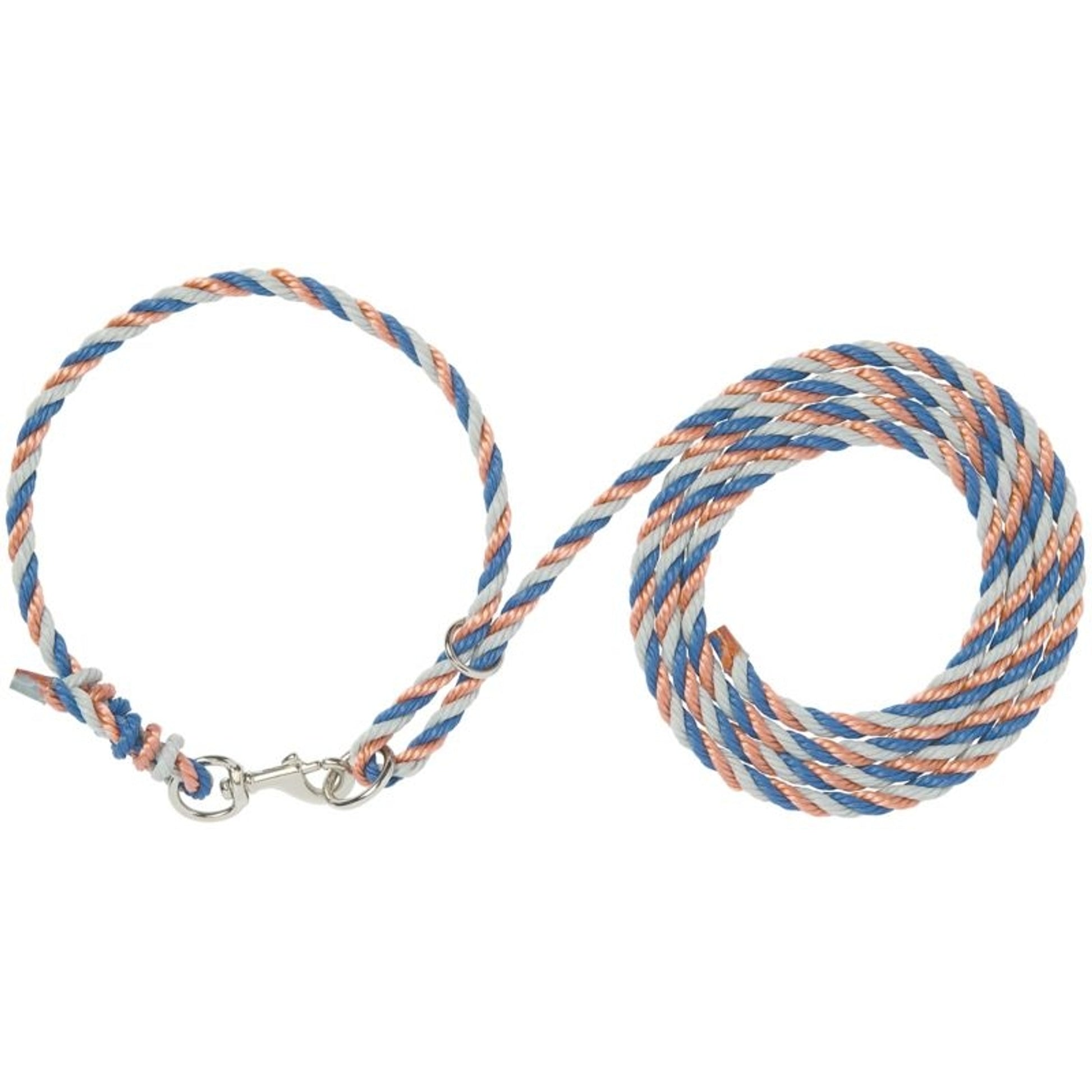 Livestock Adjustable Poly Neck Rope 1/2 x 10ft Brn