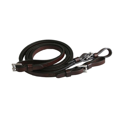 Tucker 1/2in Flat Walking Horse Reins with Brass