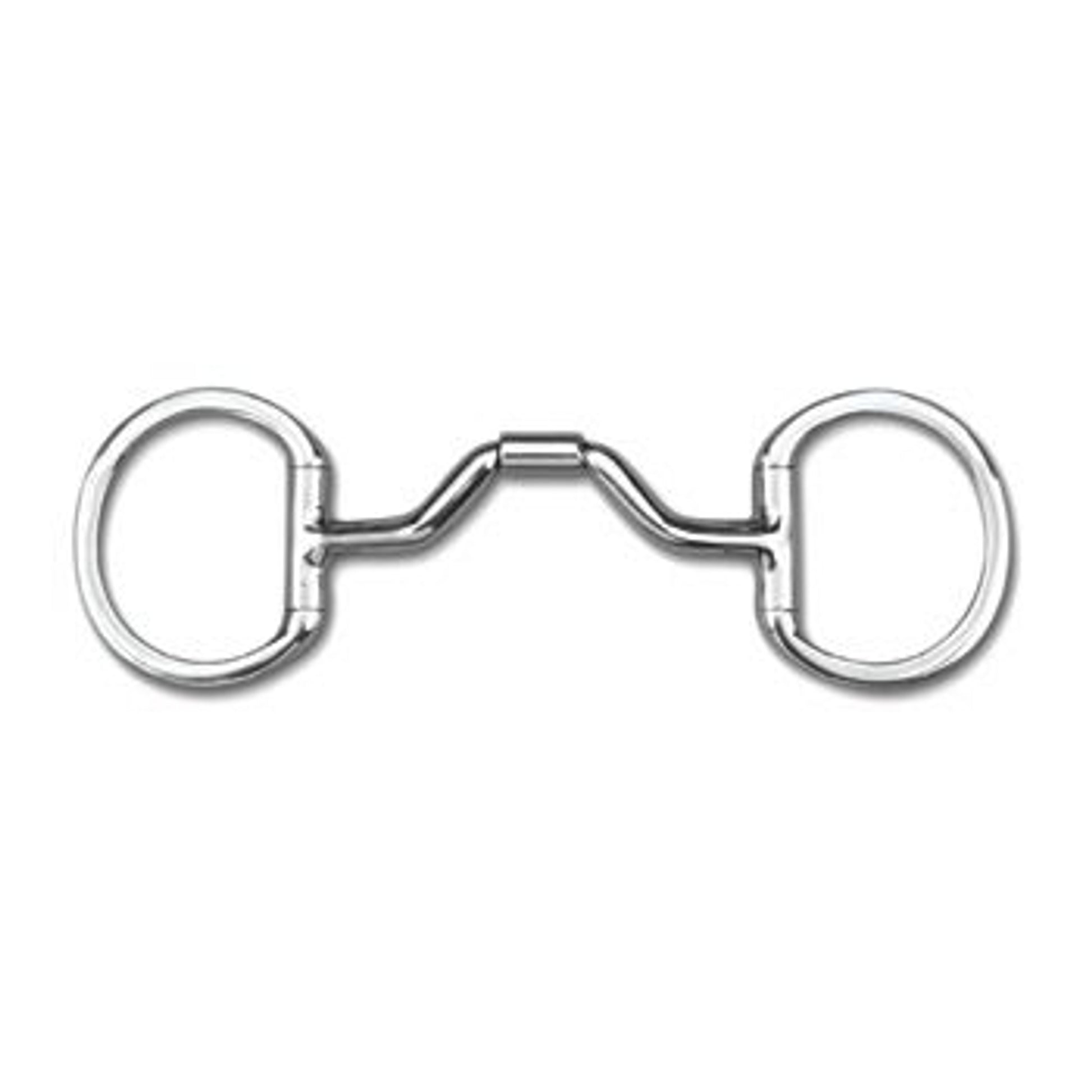 Myler SS Eggbutt with out Hooks Ported Barrel