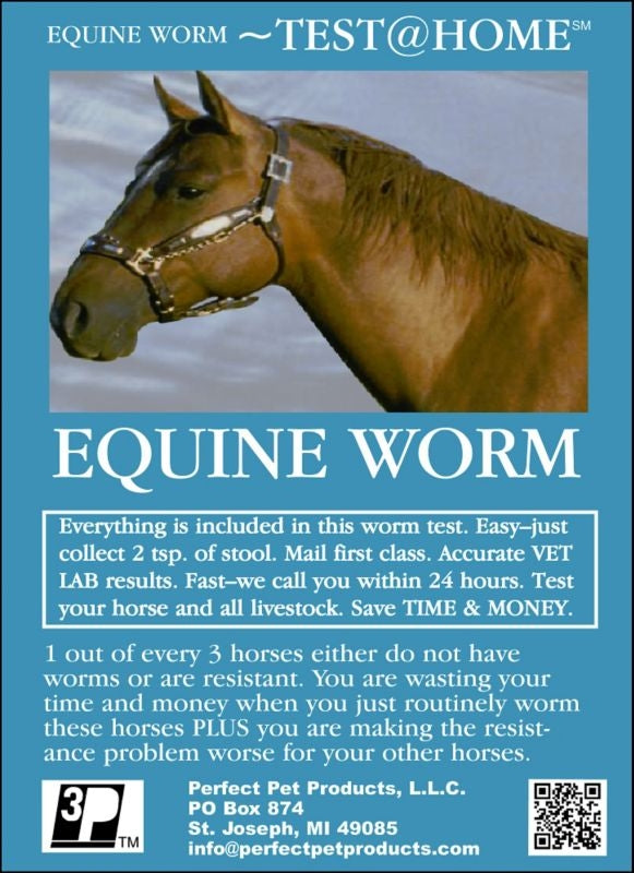 Equine Worm Test@Home Kit