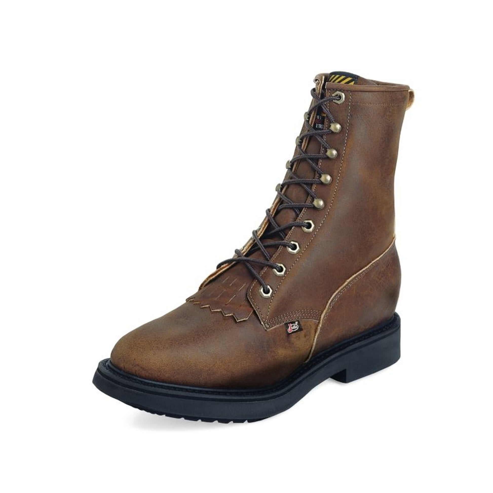 Justin Mens Steel Dbl Cmfrt Lacer Work Boot