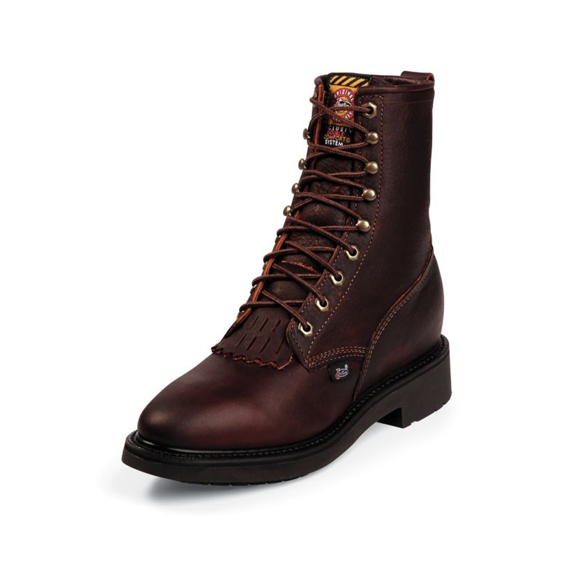 Justin Mens Dbl Cmfrt Rnd Briar Work Boots