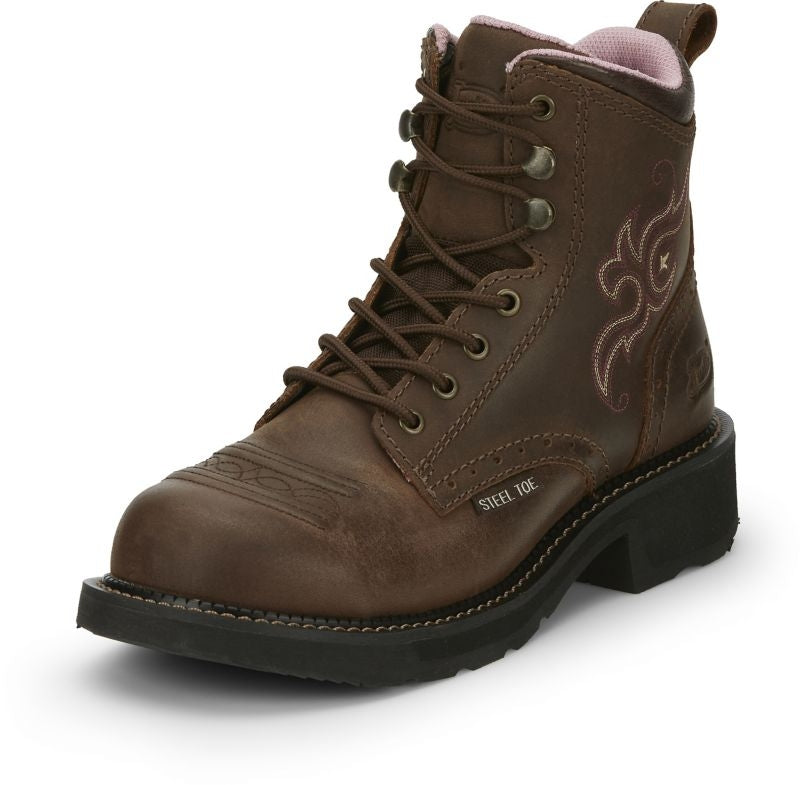 Justin Ladies Gypsy Katerina Steel Toe Work Boot