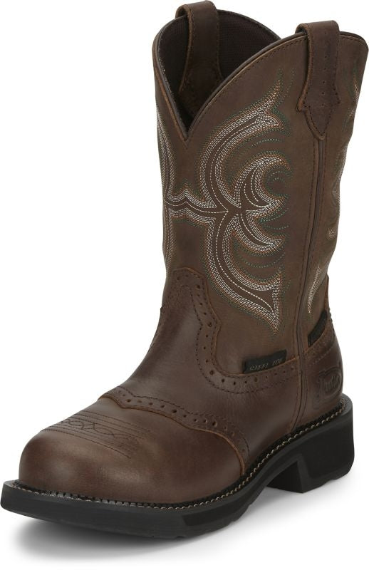 Justin Ladies Wanette WP Steel Boots