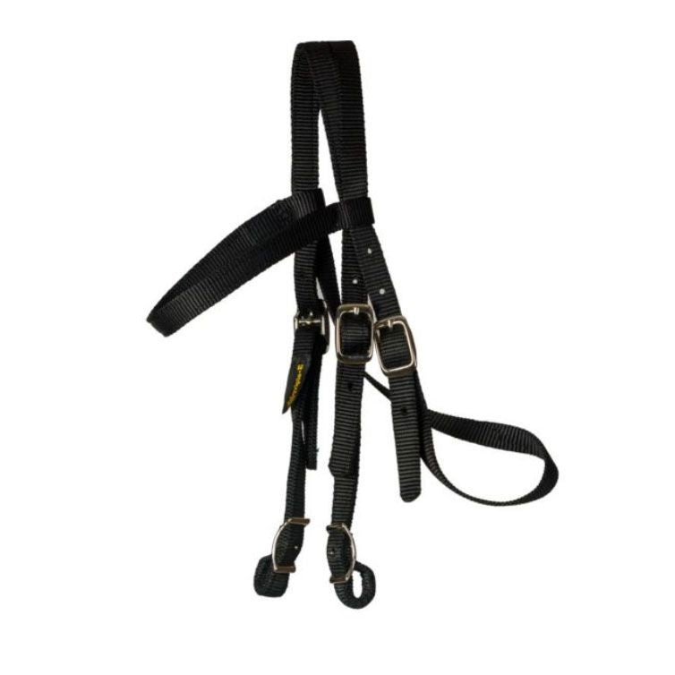 Triple E Nylon Mini Headstall with Conway Buckles