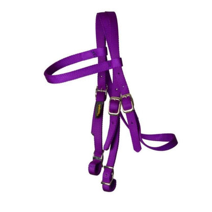 Triple E Nylon Mini Headstall with Conway Buckles