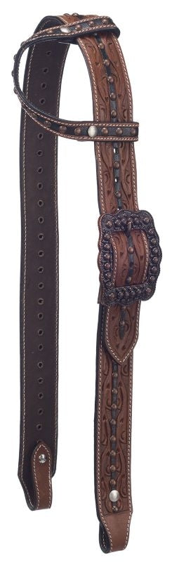 Silver Royal Cooper Belt Single Ear Headstall
