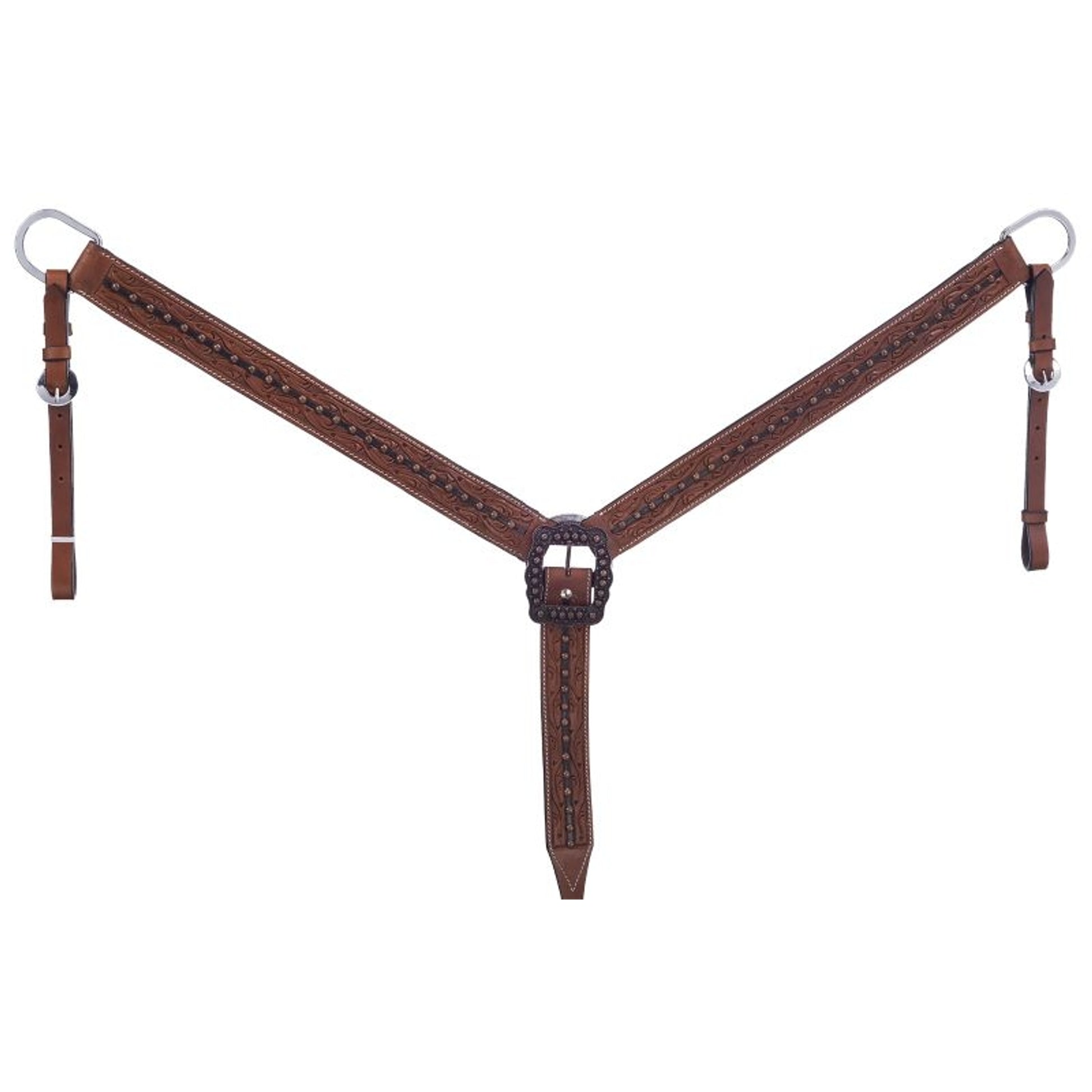 Silver Royal Cooper Belt Breast Collar