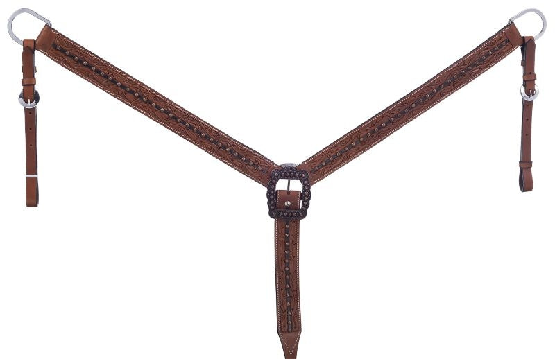 Silver Royal Cooper Belt Breast Collar