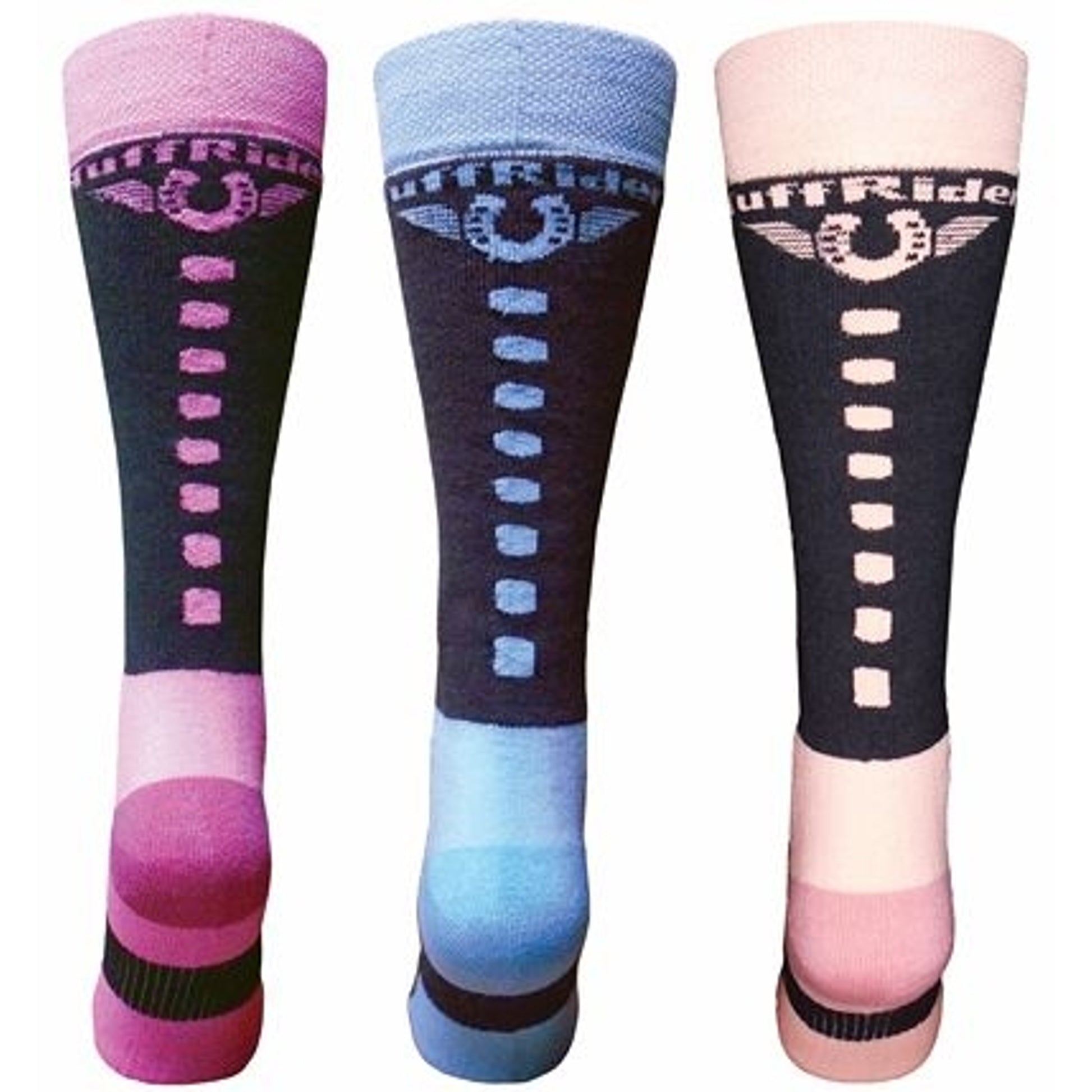TuffRider Winter Neon Socks 3 Pack