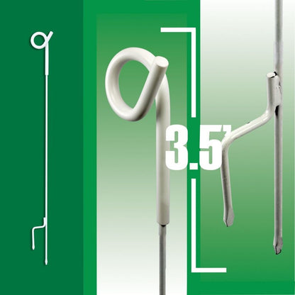 Powerfields Metal Pigtail Post Single