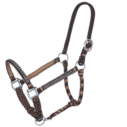 Tough1 Mini Braided Halter with Crystals