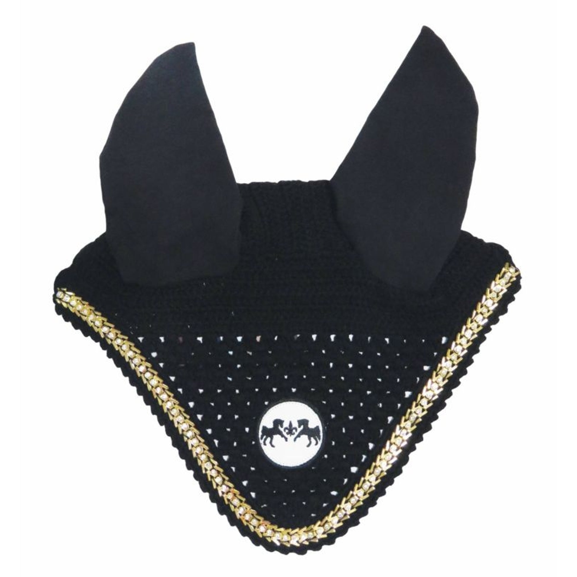 Equine Couture Fly Bonnet with Lurex Rope